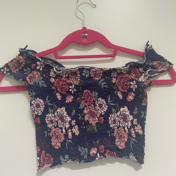 Garage Tops - Floral crop top